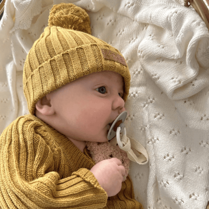 Baby store ribbed beanie