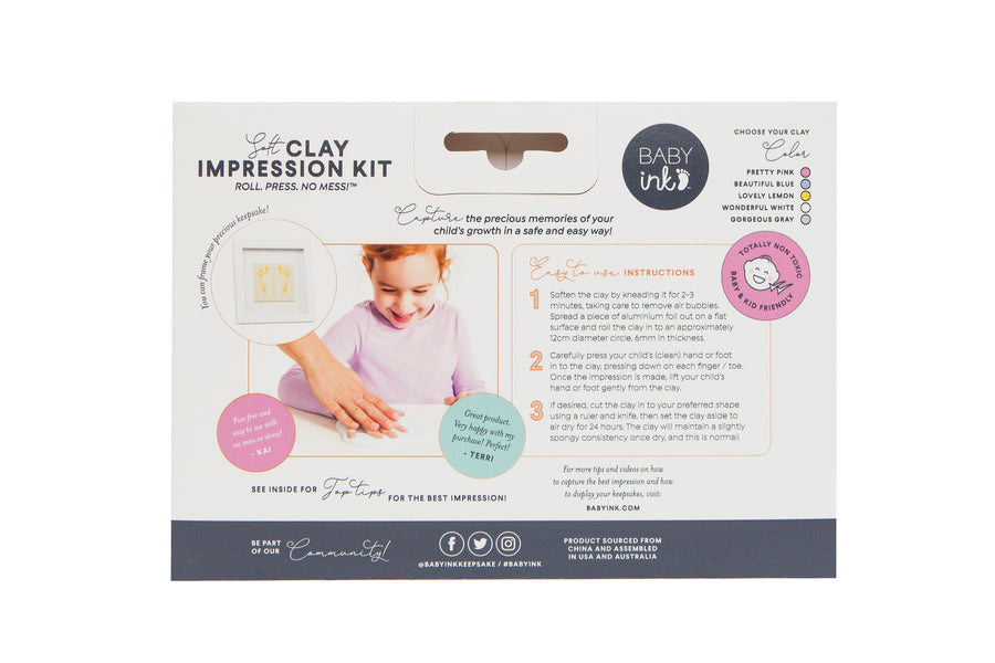 BABYink | Soft Clay Impression Kit