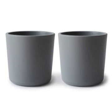 Mushie | Dinnerware Cup (Set of 2), Smoke