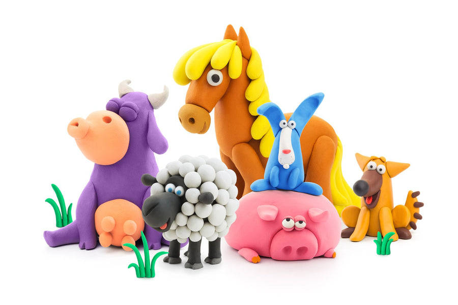 HEY CLAY | Animals Set, 6 Characters