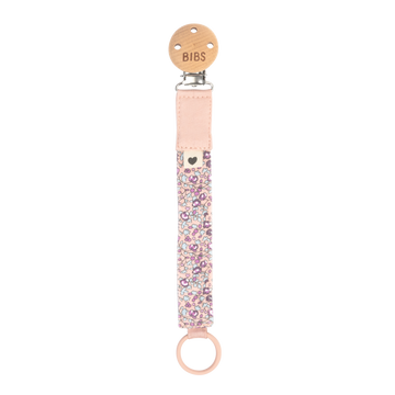 BIBS | Pacifier Clip, Eloise & Blush