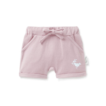 Aster & Oak | Chambray Shorts, Pink