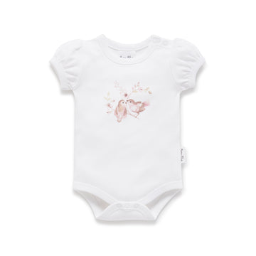 Aster & Oak | Short Sleeve Bodysuit, Blossom Print