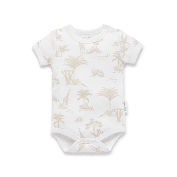 Aster & Oak | Short Sleeve Bodysuit, Jungle