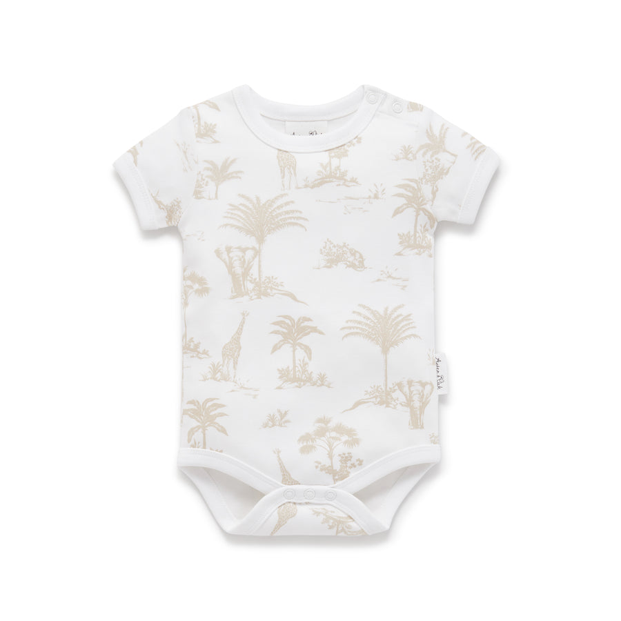 Aster & Oak | Short Sleeve Bodysuit, Jungle