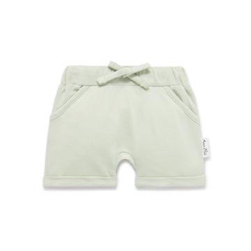 Aster & Oak | Chambray Shorts, Sage