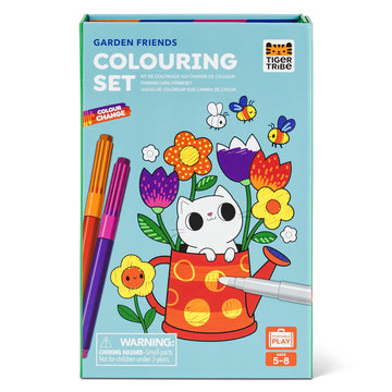 Tiger Tribe | Colour Change Colouring Set, Garden Friends