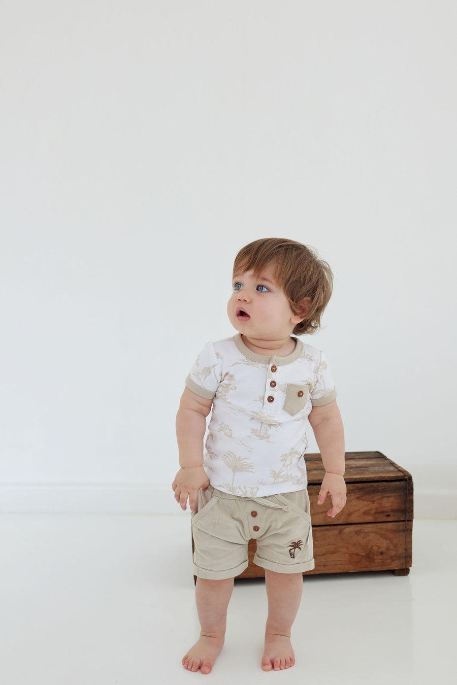 Aster & Oak | Henley Top, Jungle