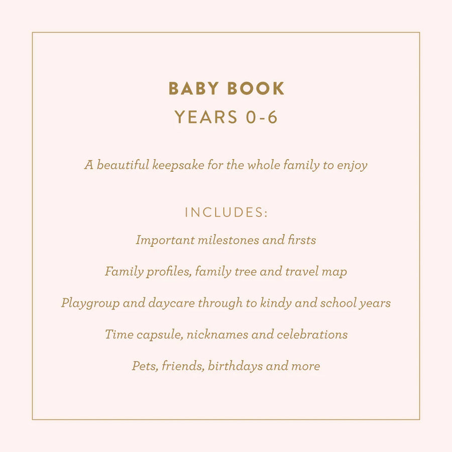 Fox & Fallow | Mini Baby Book, Lilac