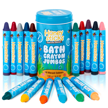 Honeysticks | Natural Bath Crayons, Jumbos