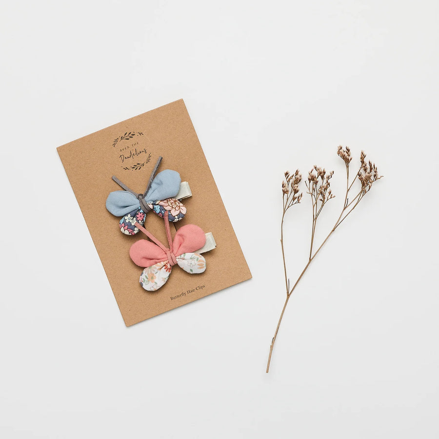 Over the Dandelions | Butterfly Hair Clips