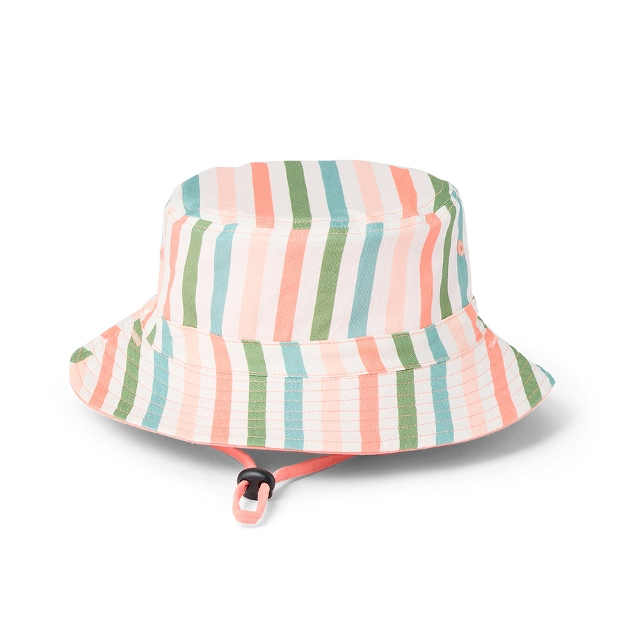 CRYWOLF | Reversible Bucket Hat, Summer Stripe