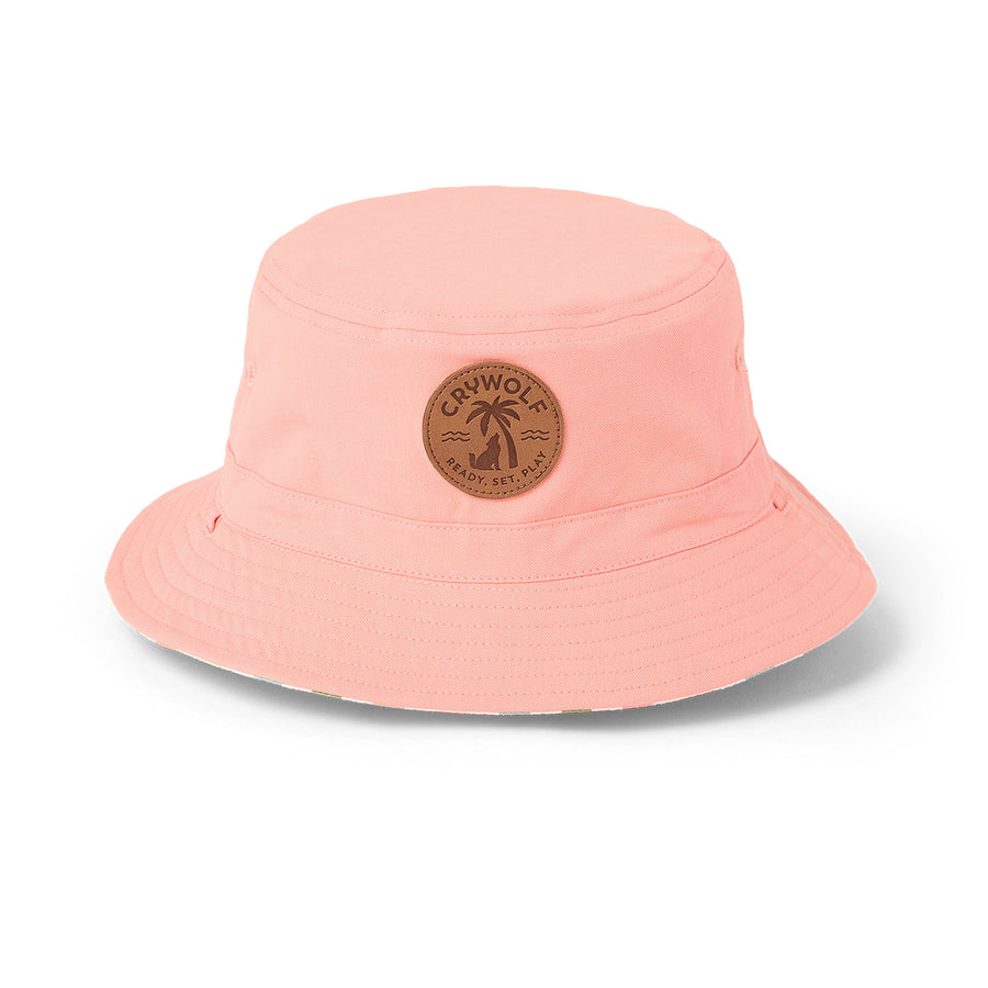 CRYWOLF | Reversible Bucket Hat, Summer Stripe