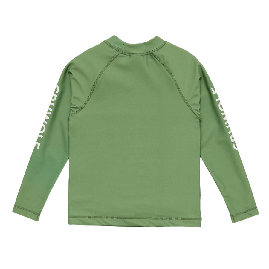 CRYWOLF | Long Sleeve Rash Vest, Coastal Green