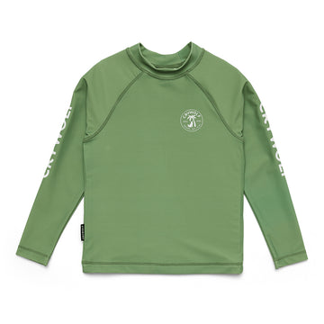 CRYWOLF | Long Sleeve Rash Vest, Coastal Green