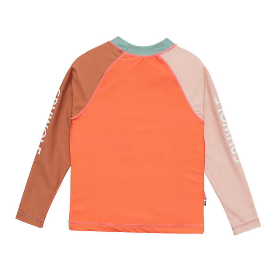 CRYWOLF | Long Sleeve Rash Vest, Sunset Colour Block