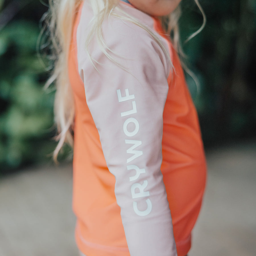 CRYWOLF | Long Sleeve Rash Vest, Sunset Colour Block