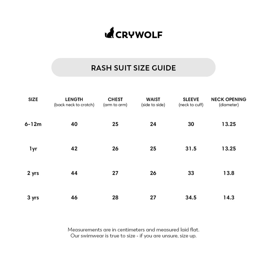 CRYWOLF | Long Sleeve Rash Suit, Flower Market