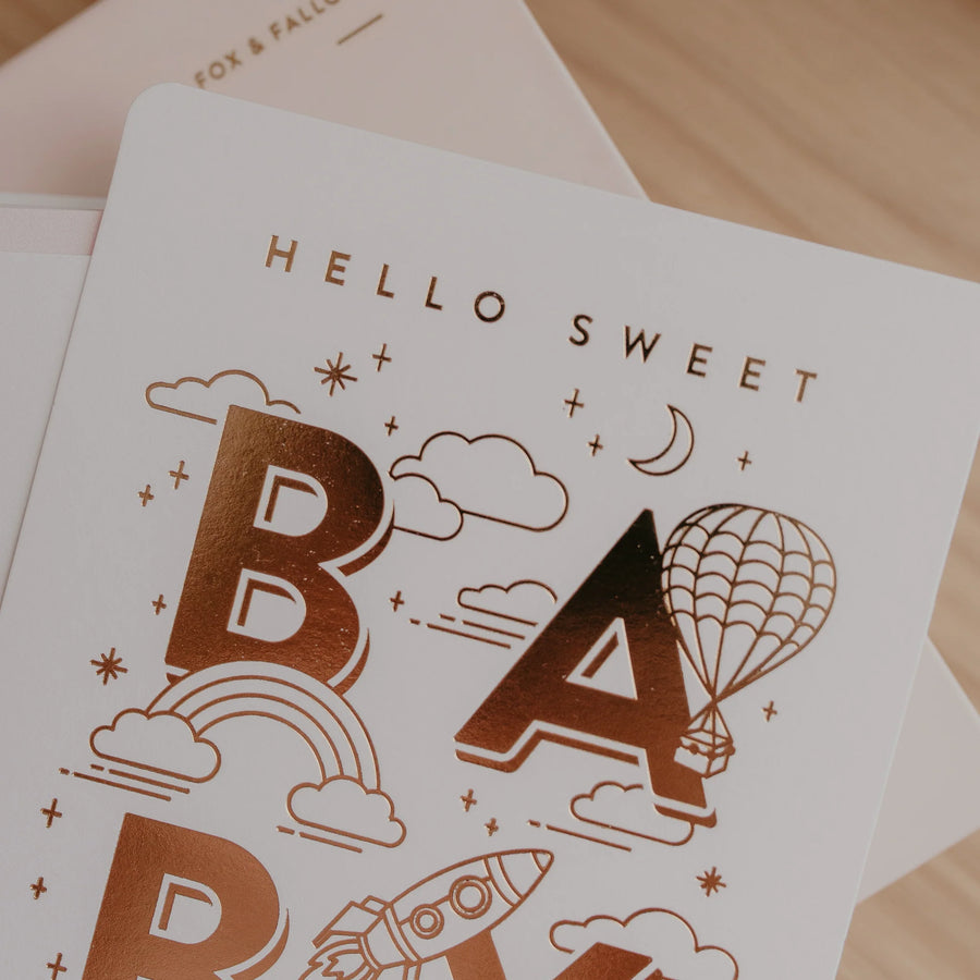 Fox & Fallow | Baby Milestone Cards, Cream