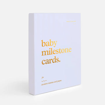 Fox & Fallow | Baby Milestone Cards, Powder Blue