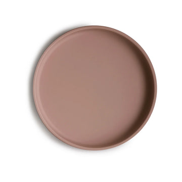 Mushie | Silicone Suction Plate, Cloudy Mauve