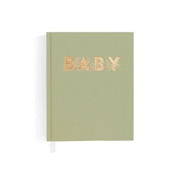 Fox & Fallow | Mini Baby Book, Sage