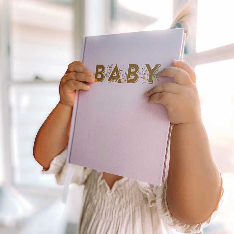 Fox & Fallow | Mini Baby Book, Lilac