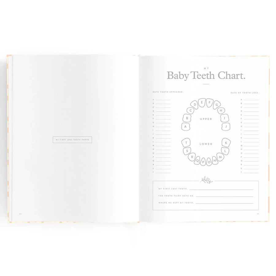 Fox & Fallow | Baby Book - Blue Check