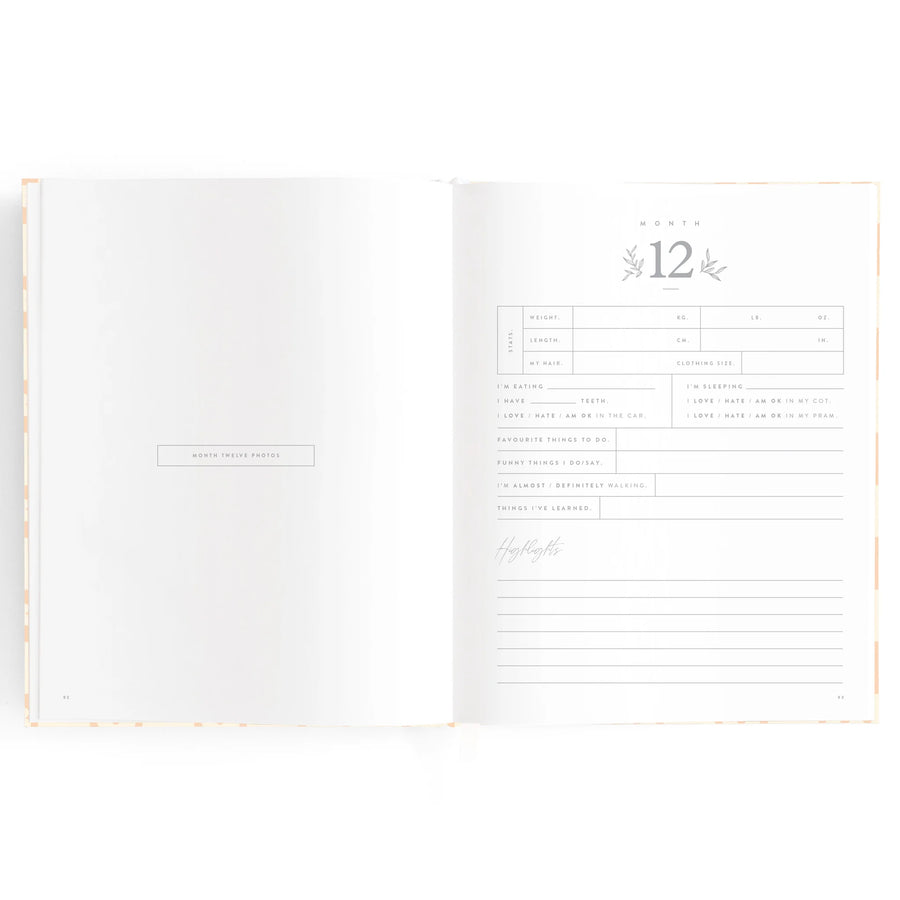 Fox & Fallow | Baby Book, Daisy Grid