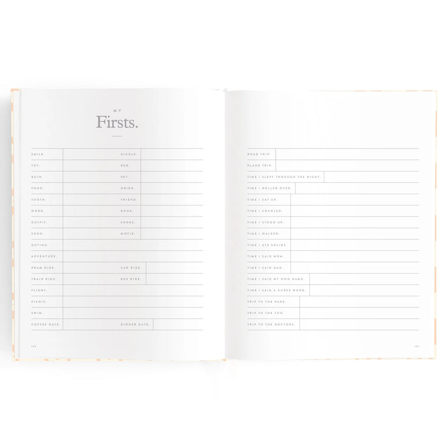 Fox & Fallow | Baby Book, Daisy Grid