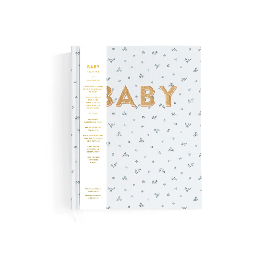 Fox & Fallow | Mini Baby Book, Bluebell