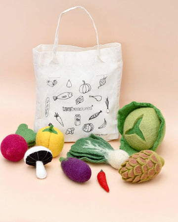 Tara Treasures | Felt Food Groups, Vegetables