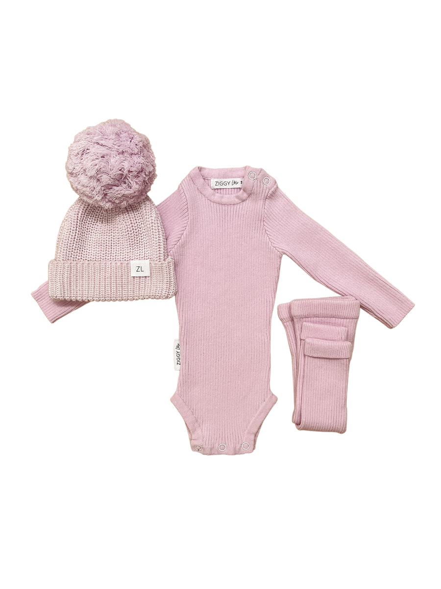 Ziggy Lou | Ribbed Bodysuit, Lilac