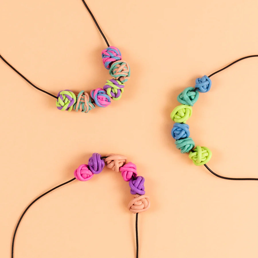 Tiger Tribe | Jewellery Design Kit, Twisty Bead Necklaces