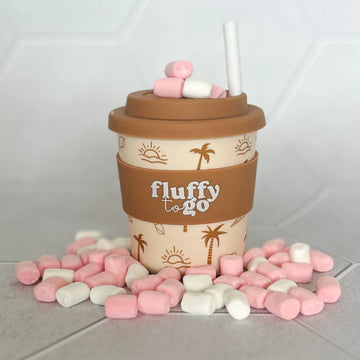 Fluffy To Go | Palm Tree Vibes Hot Choccy Cup