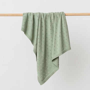 Over the Dandelions | Marley Organic Blanket - Thyme