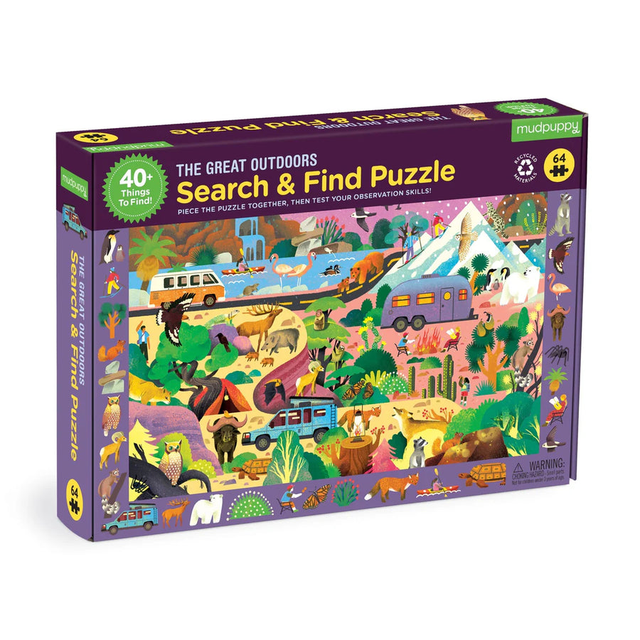 Mudpuppy | Search and Find Puzzle, The Great Outdoors