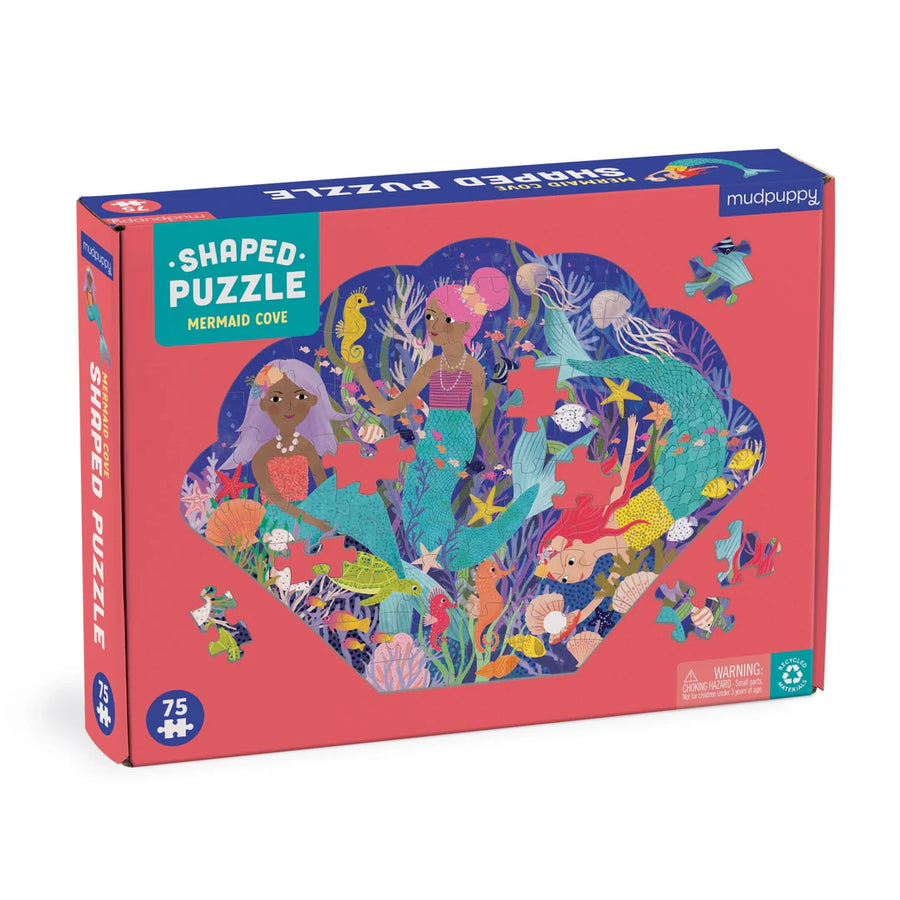 Mudpuppy | Shaped Puzzle, Mermaid Cove