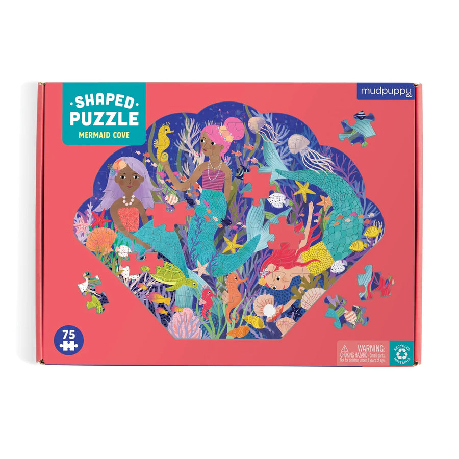 Mudpuppy | Shaped Puzzle, Mermaid Cove