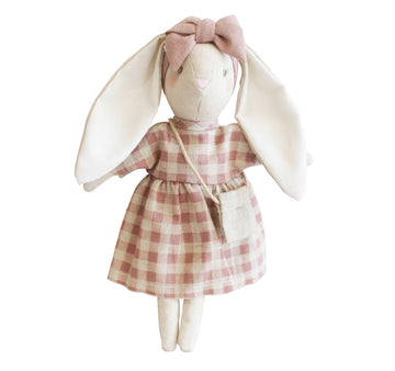 Alimrose | Mini Sofia Bunny, Rose Check