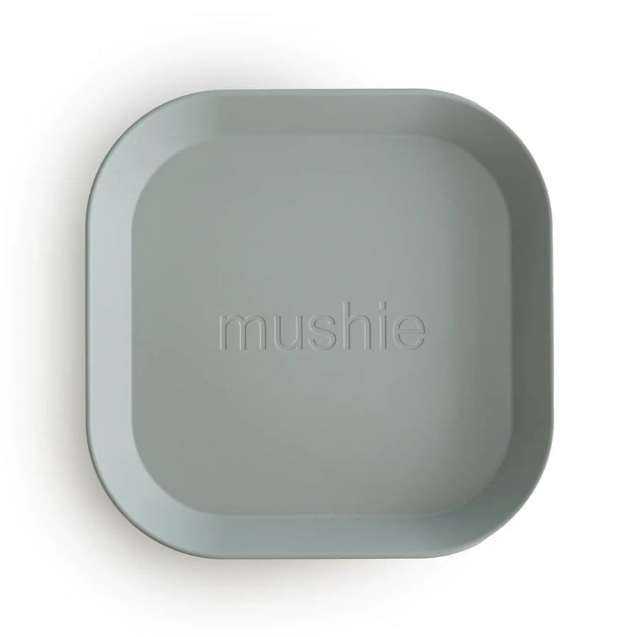 Mushie | Dinner Plate Square (Set of 2), Sage