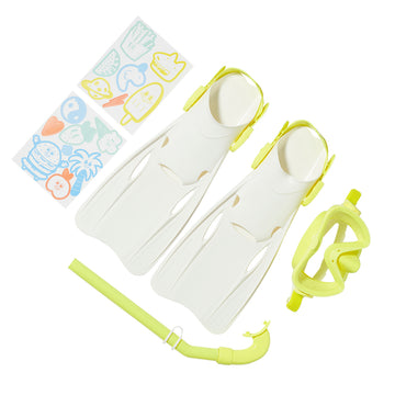 SUNNYLiFE | Kids Snorkel Set, The Sea Kids Yellow