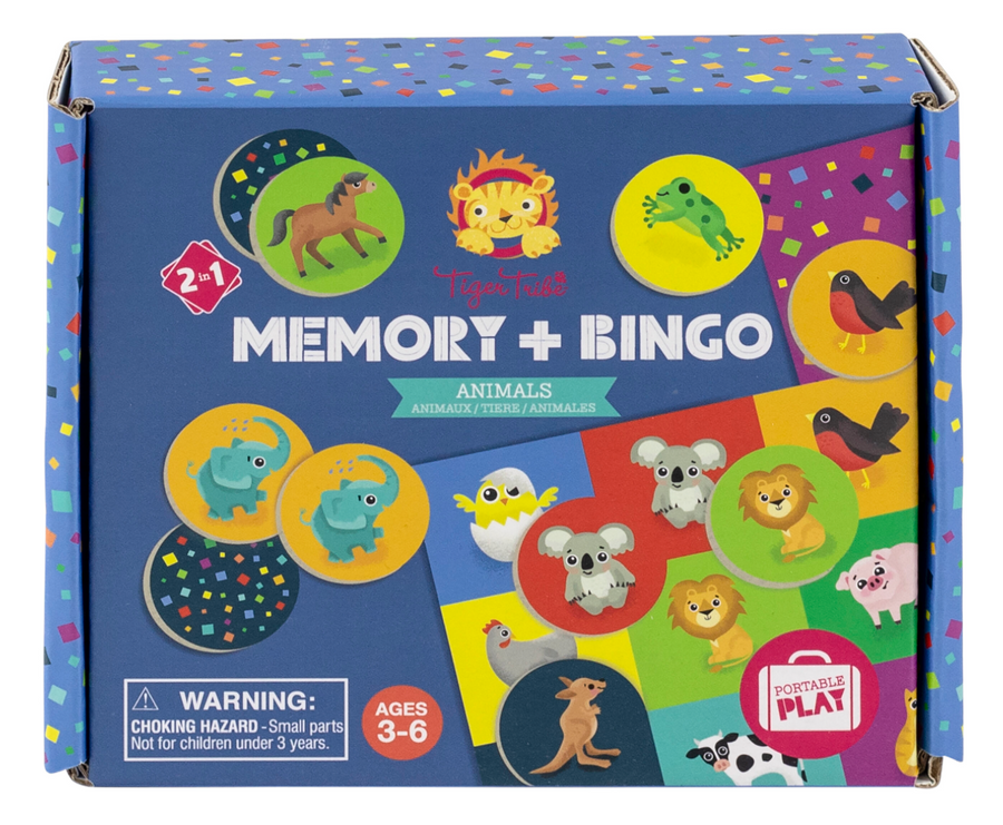 Tiger Tribe | Memory + Bingo - Animals