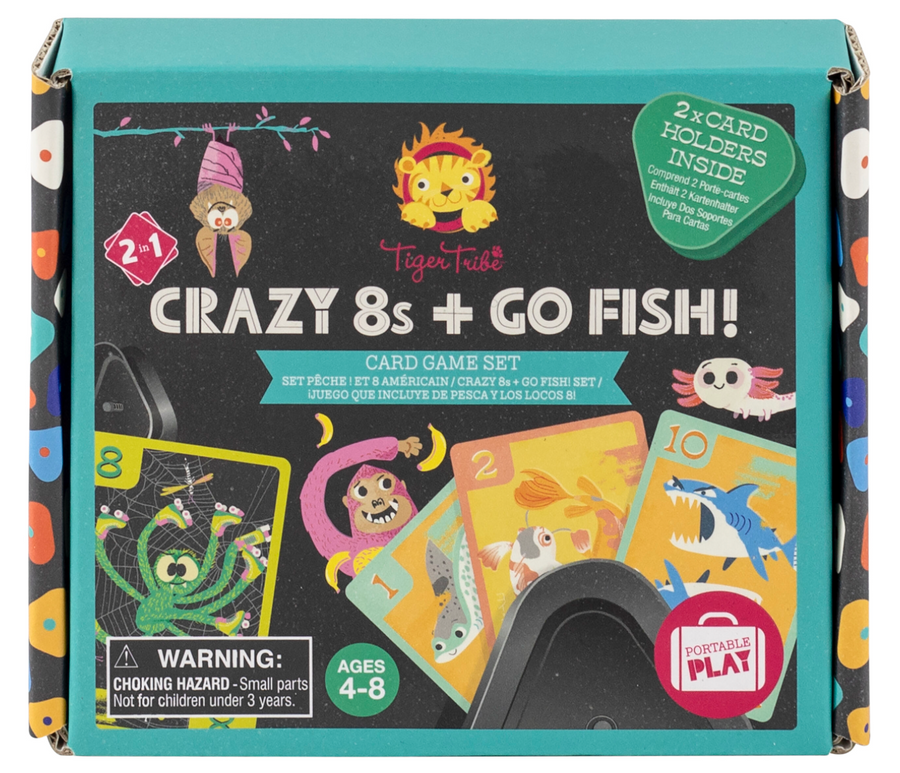 Tiger Tribe | Crazy 8s + Go Fish! Card Game