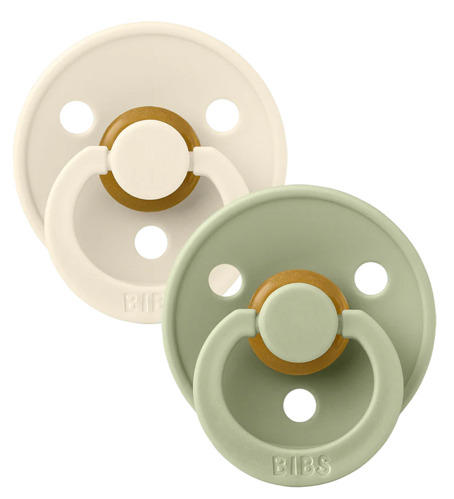 BIBS Pacifier Duo Pack - Symmetrical - Size 2 | BIBS Dummies