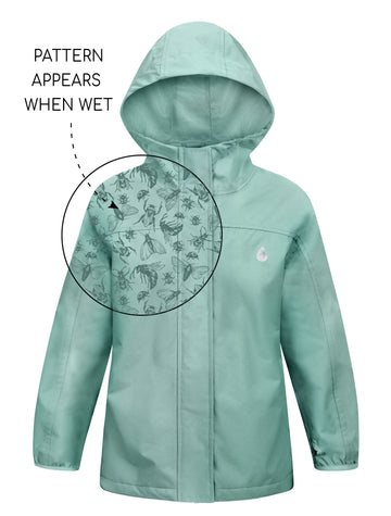 Therm | SplashMagic Rainshell, Seafoam (Insect Explorer)