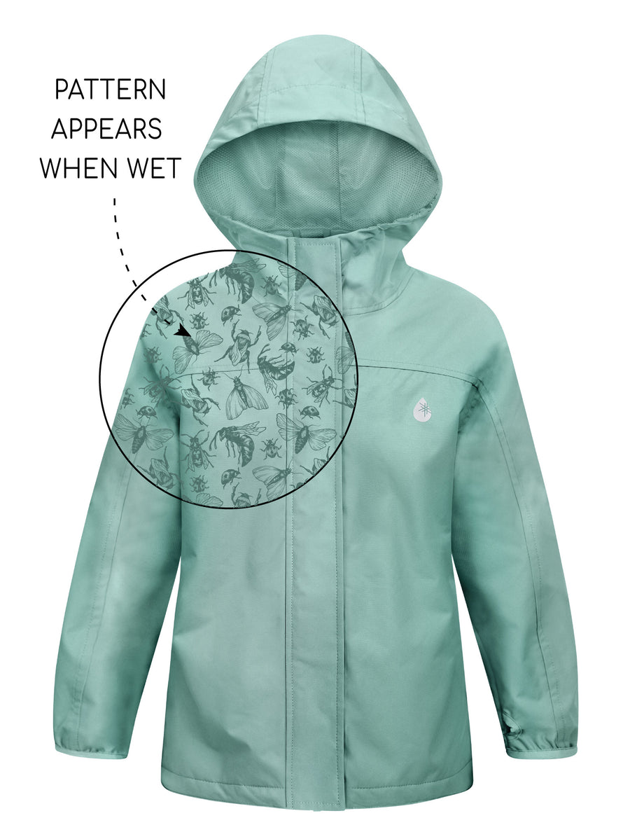 Therm | SplashMagic Rainshell, Seafoam (Insect Explorer)