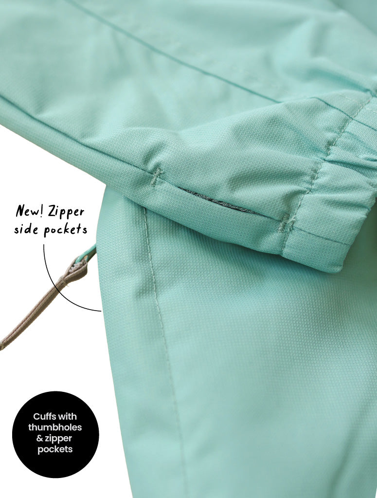 Therm | SplashMagic Rainshell, Seafoam (Insect Explorer)