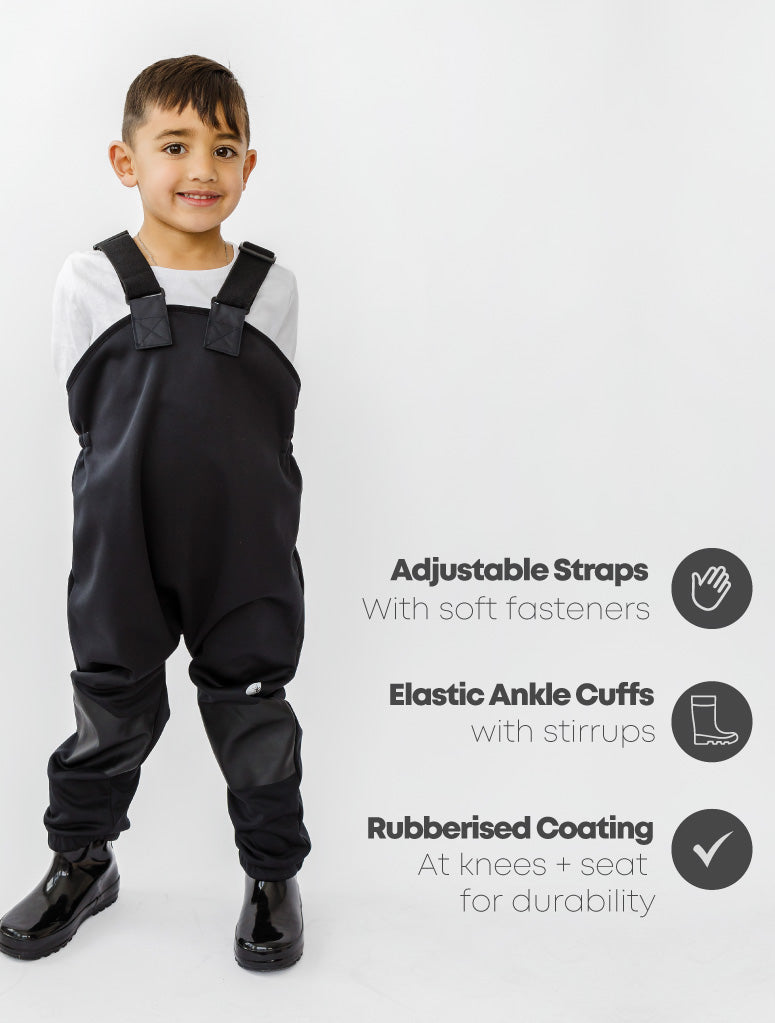 Therm | All-Weather Overalls, Black