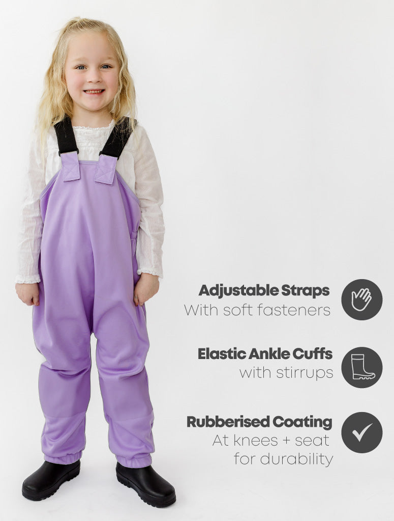 Therm | All-Weather Overalls, Periwinkle